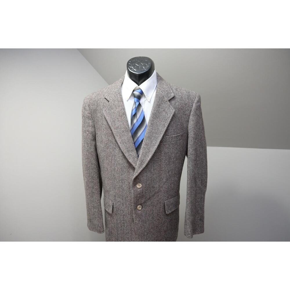 Kuppenheimer Tweed Vintage Wool Blazer Sports Jacket MADE IN USA Mens Sz 42 R